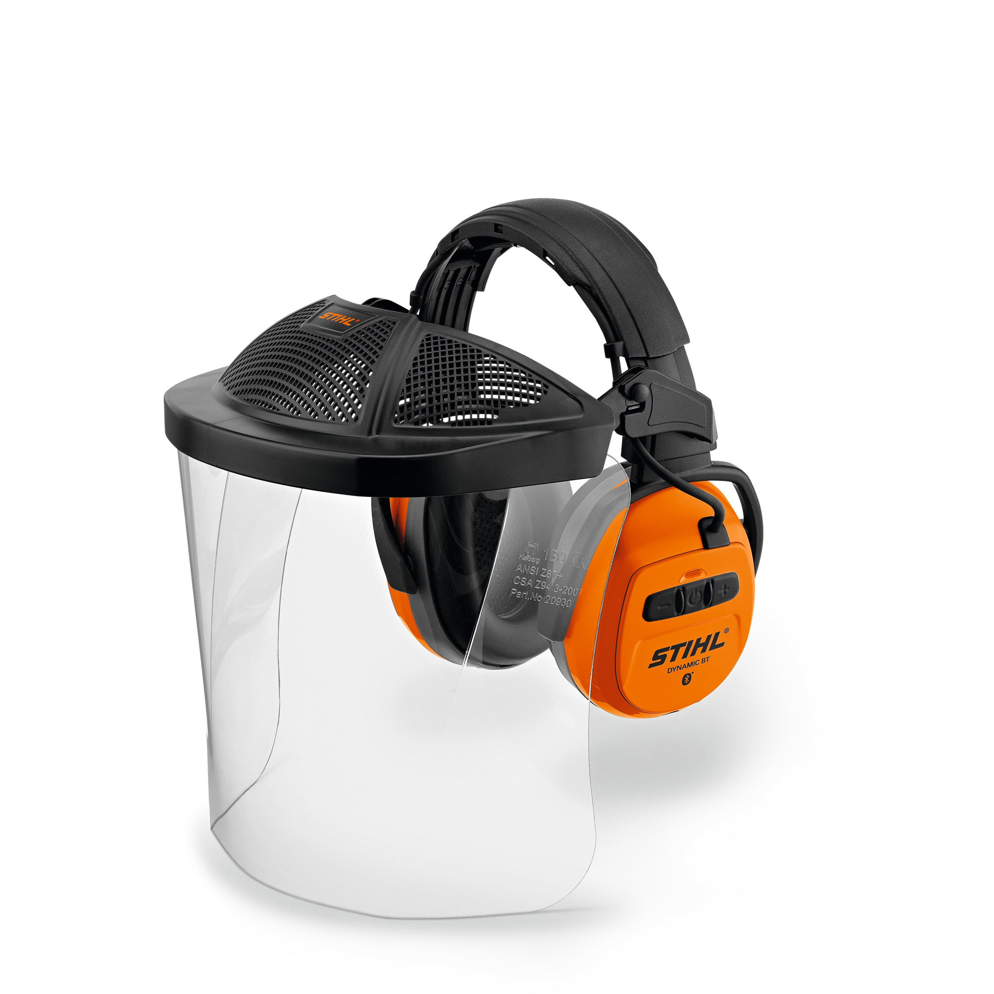 STIHL Face & hearing protection - plastic visor - Bluetooth version