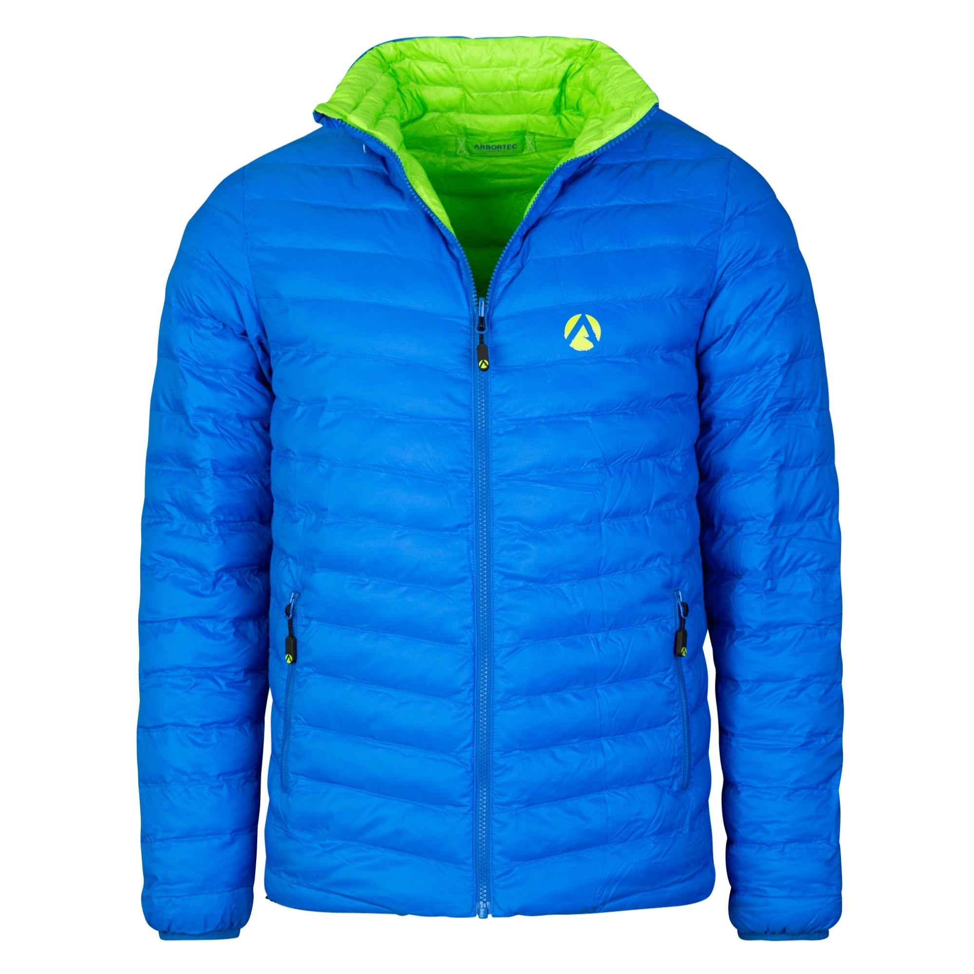 AT4600 - Reversible Puffer Jacket - Lime/Blue